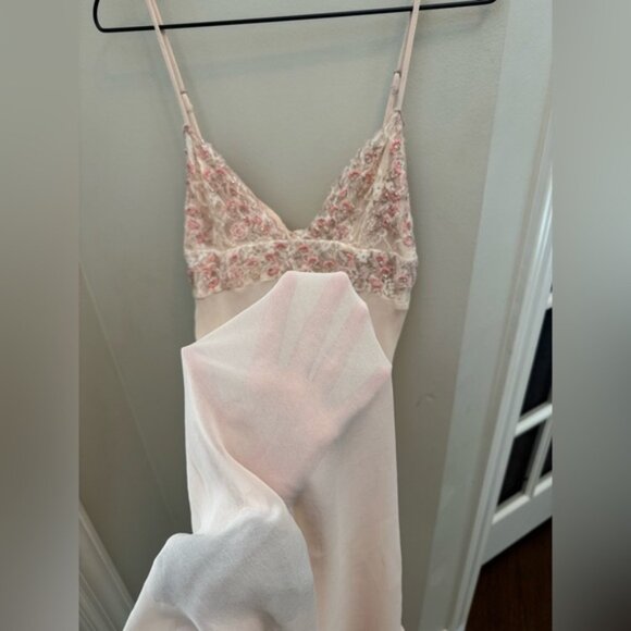 Midnight Magic Maxi Slip by Intimately at Free People in Pink - Picture 7 of 10